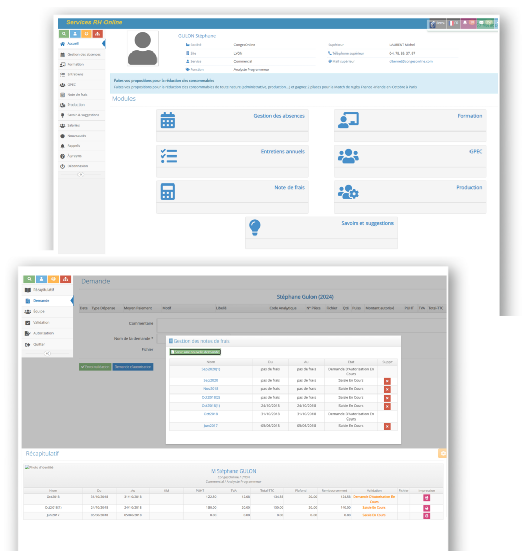 smog RH fonctionnalités pratiques de gestion des ressources humaines