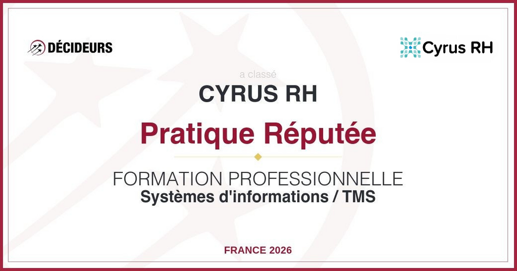Gestionnaire RH utilisant le logiciel Cyrus RH sur ordinateur